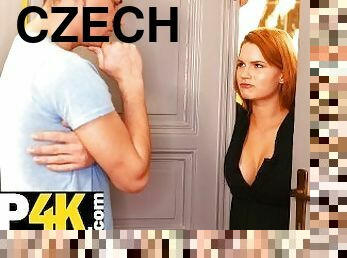 STUCK4K. Lovelace has sex with Czech girl trapped in the bedroom door