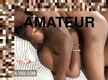 Amateur ebony wants sex with her friend