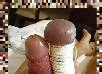 amateur, gay, paja, sadomasoquismo, europeo, euro, a-solas, bondage