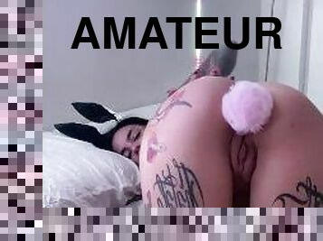 store-patter, fisse-pussy, amatør, anal, legetøj, synsvinkel, røv-butt, lille, brunette, tatovering