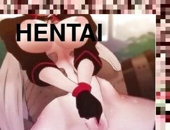 anal, cumshot, tonåring, hentai