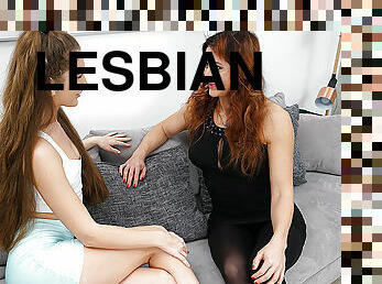Hot Old And Young Lesbian Couple Playing With Eachother - MatureNL