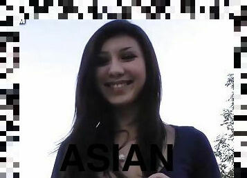 Eurasian Teenager Mona Outdoor Passion Large - Asian