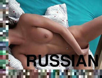 POV homemade sex with cumshot -  Beautiful russian girlfriend Foxi Di POV Hardcore