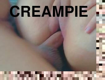 OMG! Creampie acidentalmente dentro da buceta - BarbieOf