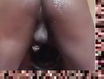 Horny Kenyan femboy Oil show and asshole fingering until cum