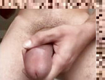 masturbation, amatör, cumshot, gigantisk-kuk, tonåring, avrunkning, fötter, juckande, ensam, kuk