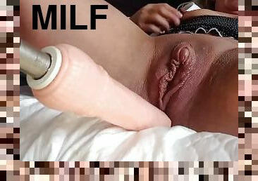 orgasme, sprøjte, amatør, moden, milf, legetøj, synsvinkel, knepning-fucking, maskiner, dildo