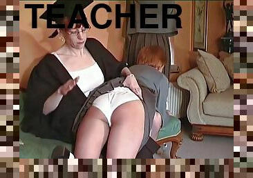 lärare, tonåring, fetisch, privat, smisk