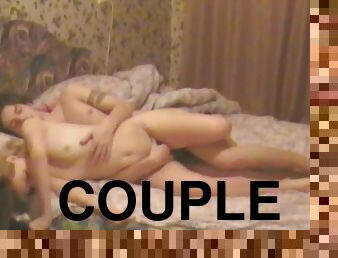 Sensual porn scene with horny couple