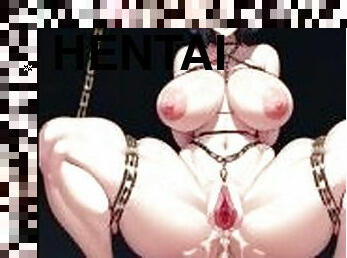 AI Hentai Cartoon Anime Big tits Spreading 6