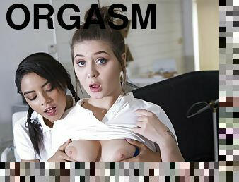 orgasme, vagina-pussy, sayang, lesbian-lesbian, berciuman