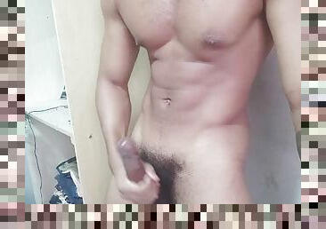 hot boy shows off his body and dick