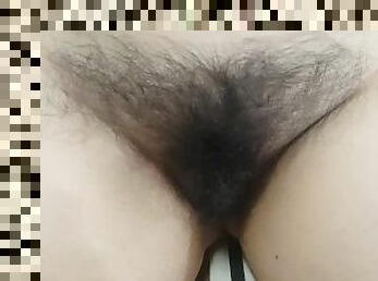 peluda, coño-pussy, amateur, indio, a-solas