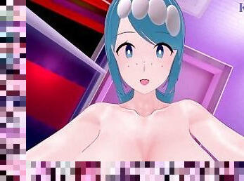 Lana's Mom (Suiren's Mom) and I have intense sex at a love hotel. - Pokémon Hentai