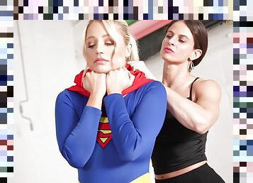 Evil Scientist Drains Supergirls Powers
