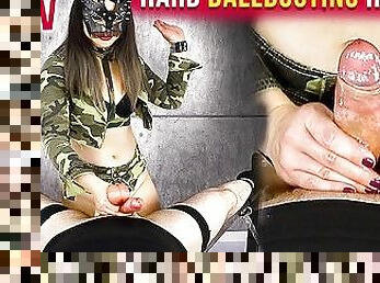 Hard Ballbusting with Punches Kicks and Handjob POV  Era