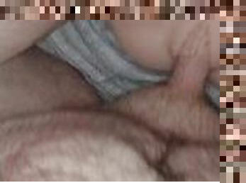 Massive horny cumshot