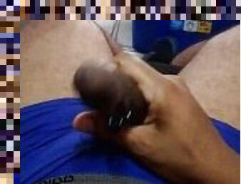 Playing With Boy Cock Wearing Cock Ring