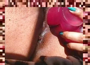 Pussy Pounding in the Sun (Almost Caught)