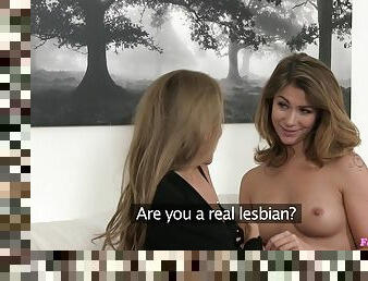 Shameless lezzie and straight girl fabulous sex clip