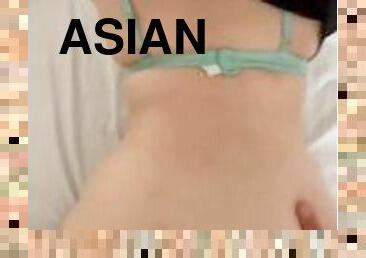 asiatisk, orgasm, japansk, pov, hårt