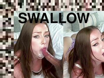 Angelbaexo - Tearful sloppy throat fucking and cum swallowing