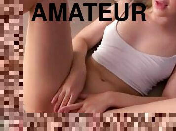 amateur, babes, fellation, ejaculation-sur-le-corps, ados, hardcore, sur-le-visage, blonde