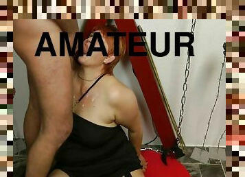 gros-nichons, amateur, ejaculation-sur-le-corps, granny, milf, allemand, belle-femme-ronde, hirondelle, bas, sur-le-visage