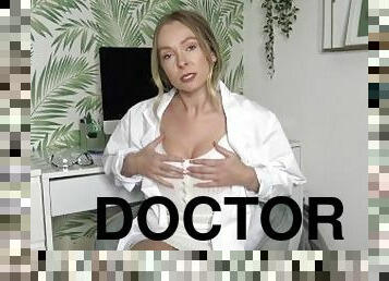 amatör, doktor, leksak, avrunkning, sprut, blond, brittisk, fetisch, latex, ensam