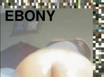 Riding my new dildo POV big oiled ebony booty bouncing on dick Snapchat@pinkyywet Insta@p1nkybratz