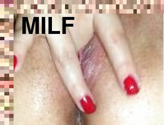 mastubasi, muncrat, amatir, jenis-pornografi-milf, latina, ibu, sperma, seorang-diri, realitas