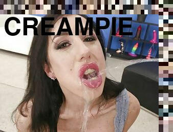 tissende, anal, pikslikkeri, kæmpestor-pik, blandede-racer, milf, deepthroat, creampie, sluge, trekanter