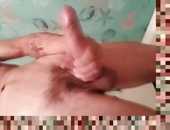 Playing with My Big cock