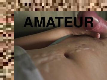 Button Full Cum - Cumshot, Belly