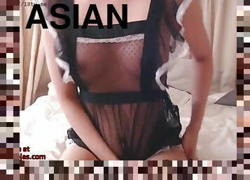 asia, payudara-besar, amatir, remaja, webcam, seorang-diri, korea, pakaian-seragam, remaja-asia, menggoda