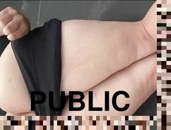 exhibitionism tit drop in public showing my whole body for my neighbor to see i got caught on a tram
