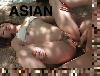 Shy Asian Amateur Girl Hot Outdoor Erotic Session