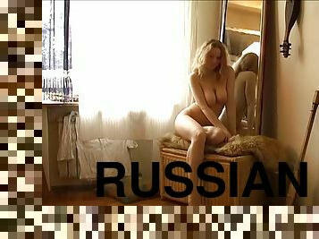 Leaked footage of voluptuous russian virgin emilie ravin posing in private photoshoot