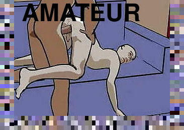 amatör, anal, gay, par