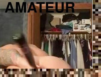 masturbation, amatör, anal, gigantisk-kuk, ensam, kuk