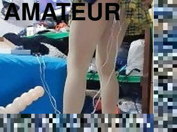 masturbation, amatör, anal, dildo, fetisch, ensam