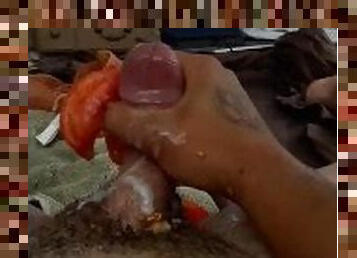 besar-huge, cumshot-keluarnya-sperma, sperma, bersetubuh, menjijikkan, fetish-benda-yang-dapat-meningkatkan-gairah-sex, berotot, tato, penis, sayuran