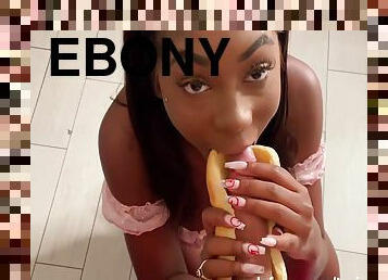 Ebony Nympho Fucks The Delivery Boy 9 Min - Tori Montana