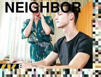 SHAME4K. Boy wants to fuck her neighbor and he finds a way to do it