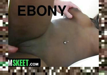 Tattooed Ebony Teen Sucking And Fucking Big Dick Like A Seasoned Pornstar