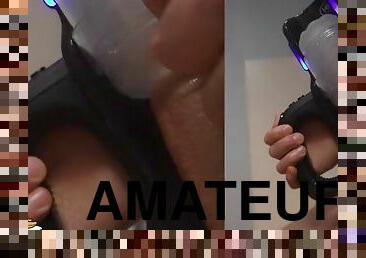 masturbation, amateur, ejaculation-sur-le-corps, énorme-bite, jouet, hardcore, gay, européenne, euro