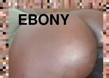 Fat ass ebony fucked from the back