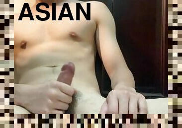 asia, mastubasi, amatir, cumshot-keluarnya-sperma, remaja, handjob-seks-dengan-tangan-wanita-pada-penis-laki-laki, sentakkan, sperma, seorang-diri, susu