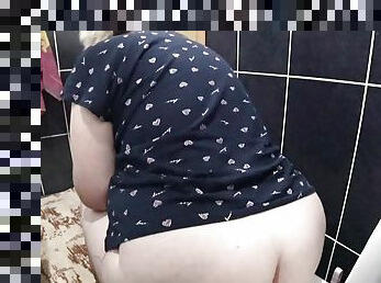 cul, baignade, gros-nichons, poilue, vieux, pisser, chatte-pussy, femme, amateur, mature